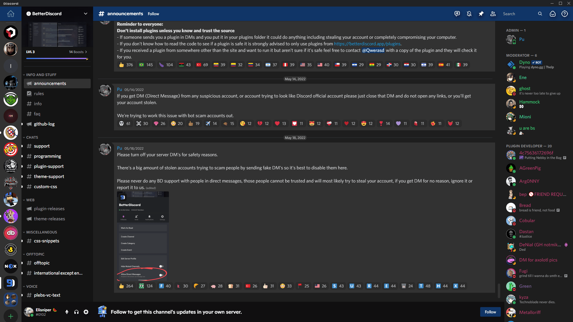 Material Blue Discord