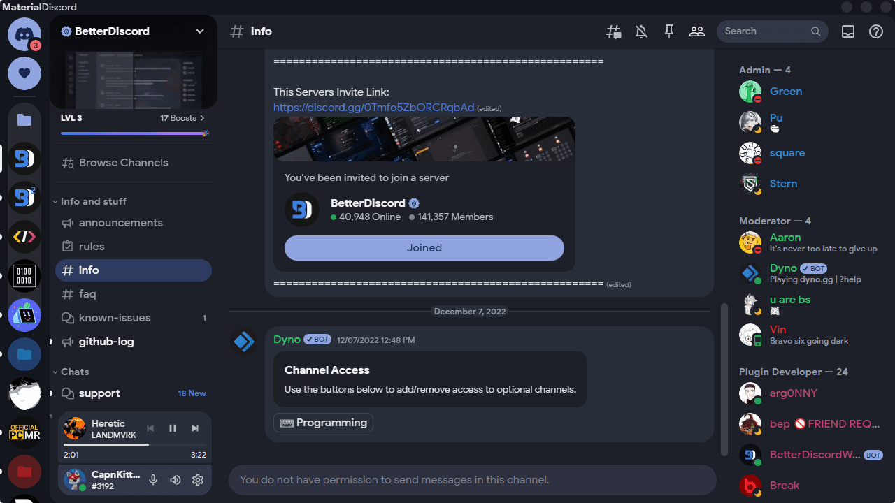 MaterialDiscord