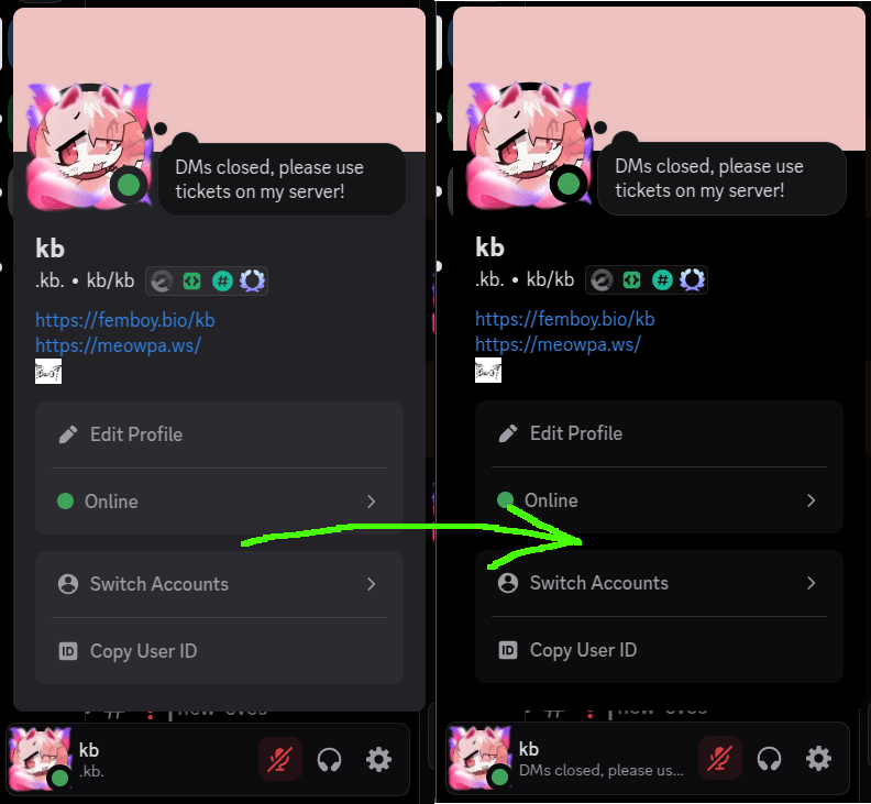Profile Color Fix