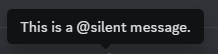 AutoSilentMessage