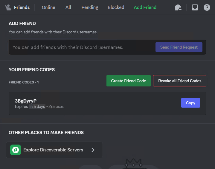 FriendCodes