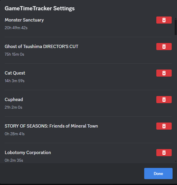GameTimeTracker