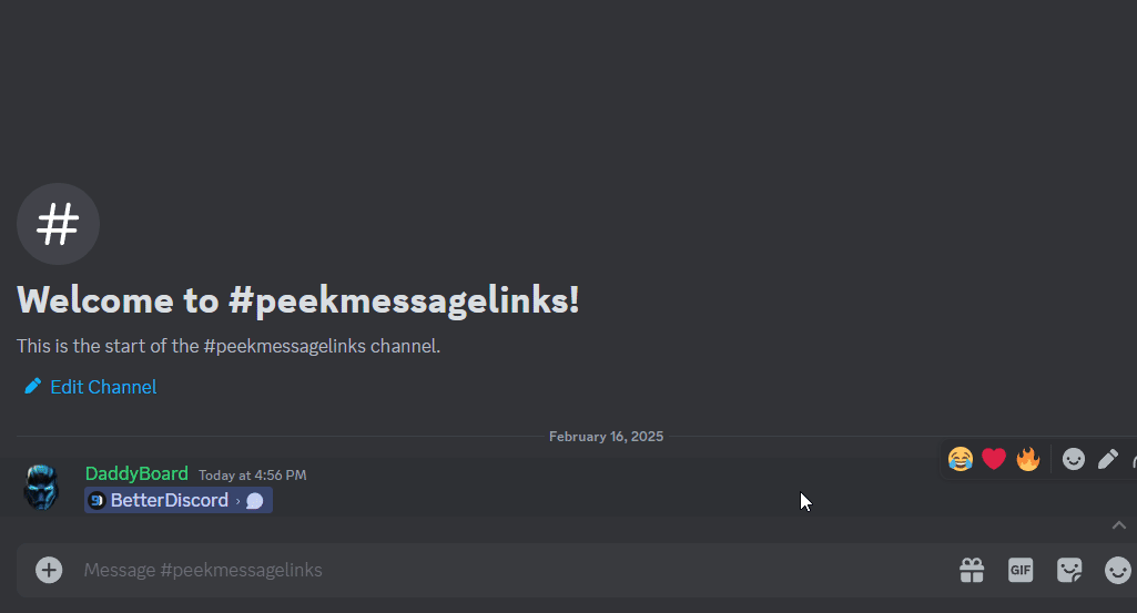 PeekMessageLinks