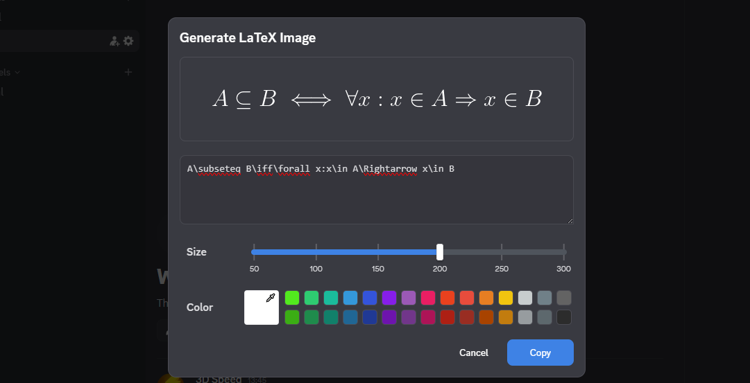 LaTeX Generator