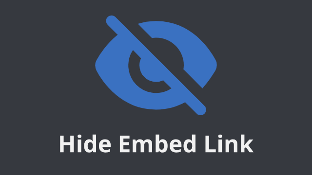HideEmbedLink