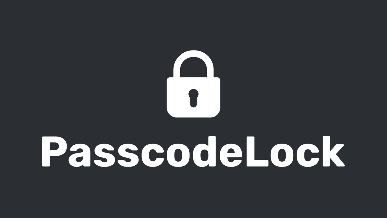 PasscodeLock